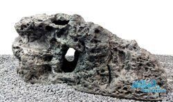 Limestone rock hide for fish - medium size