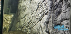 3D Foam Rock Grey Background Modules size 240x55cm
